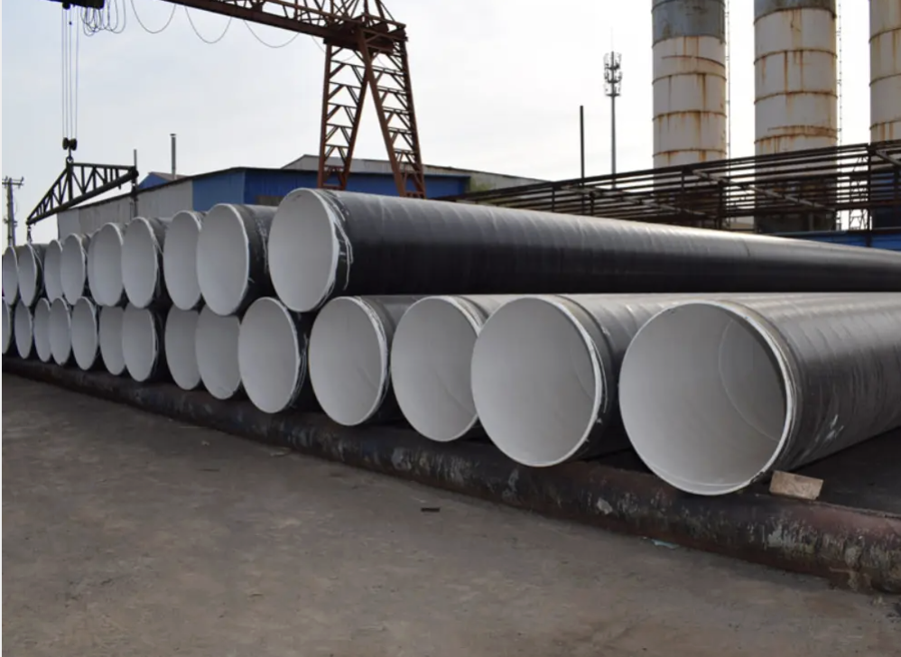 Outer five layers, inner six layers, coated plastic pipe外五油六布内涂塑钢管