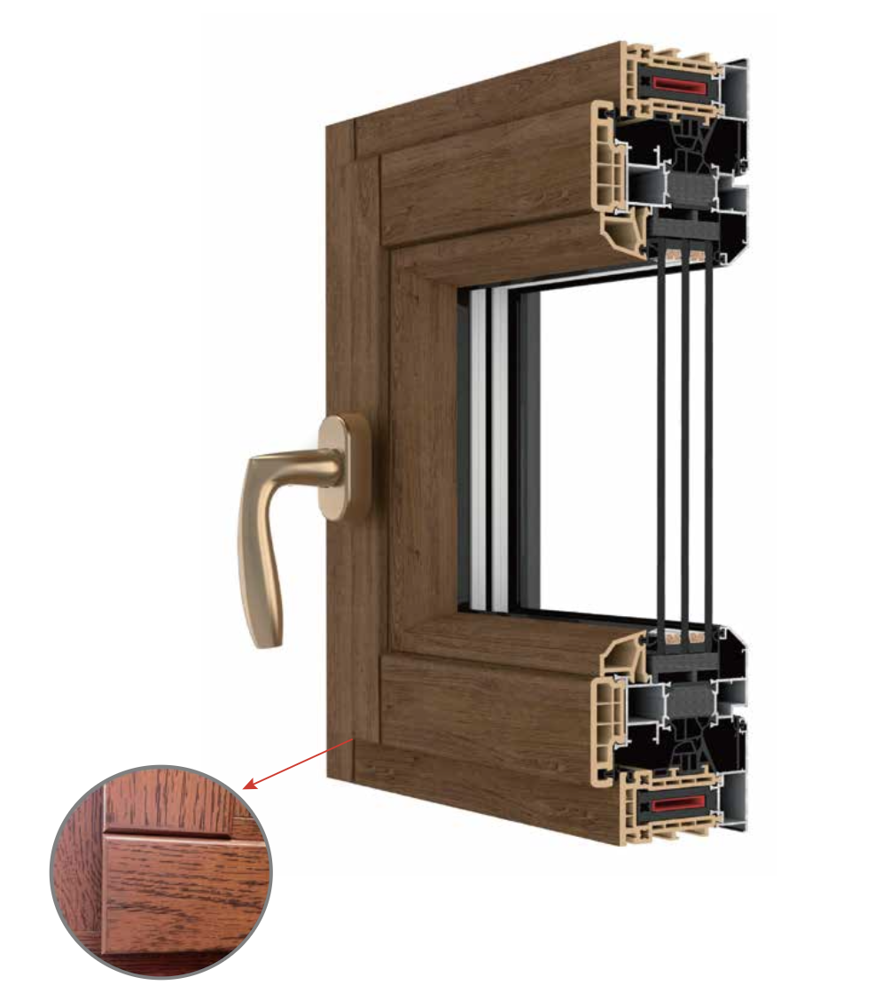 7591A Reinforced uPVC Window 7591A 增强型聚氯乙烯窗