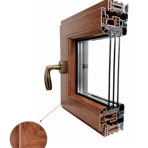 7591B Super uPVC Casement Window 7591B 超级 UPVC 平开窗