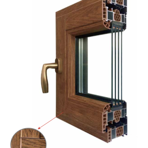 85- 102 Premium Aluminum- Clad Wood Window (with Honeycomb Plastic Core) 85 - 102 高级铝包木窗（采用蜂窝状塑料芯材）