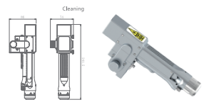 SUP22C Handheld Laser Cleaning Head SUP22C