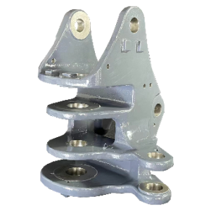 Excavator steering deflection head