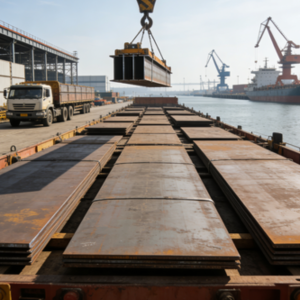 Medium and heavy steel plate