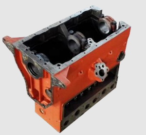 Diesel engine cylinder block assembly