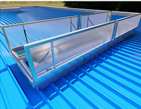 Vertical type skylight