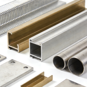 Industrial Metal Profiles and Processed Parts
