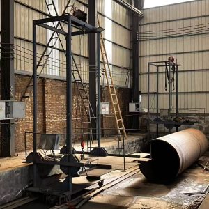 Large metal cylinder