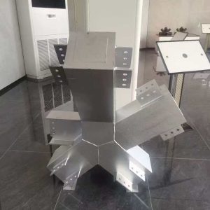 Cast steel / welded box-shaped multi-directional joints (steel structure cast steel joints) /