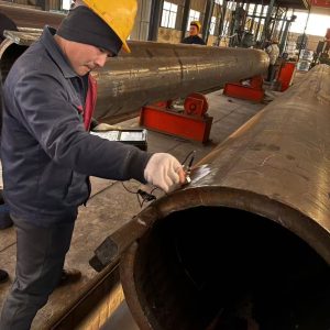 Large-diameter steel pipe