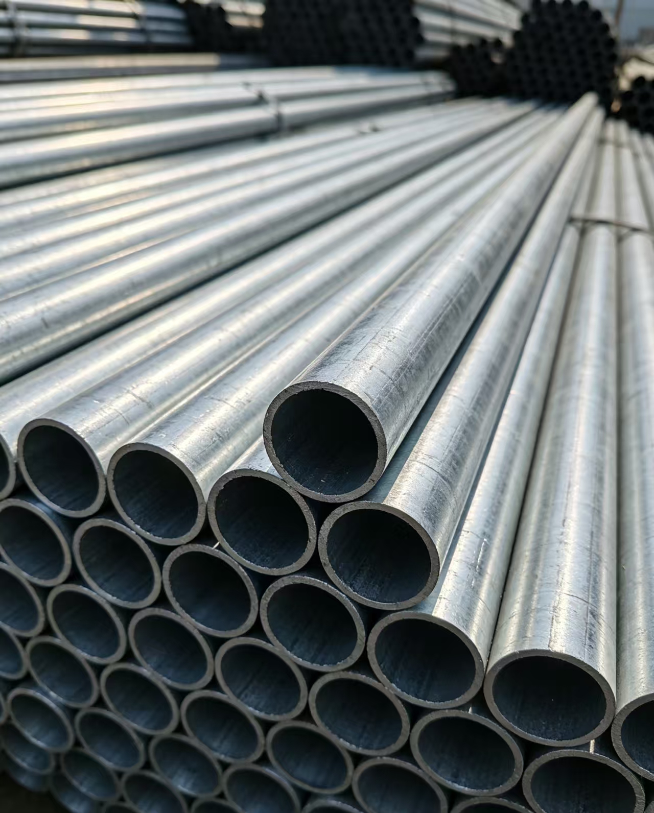 Galvanized steel pipe 1 Galvanized steel pipe 42mm outer diameter 2.0mm wall thickness