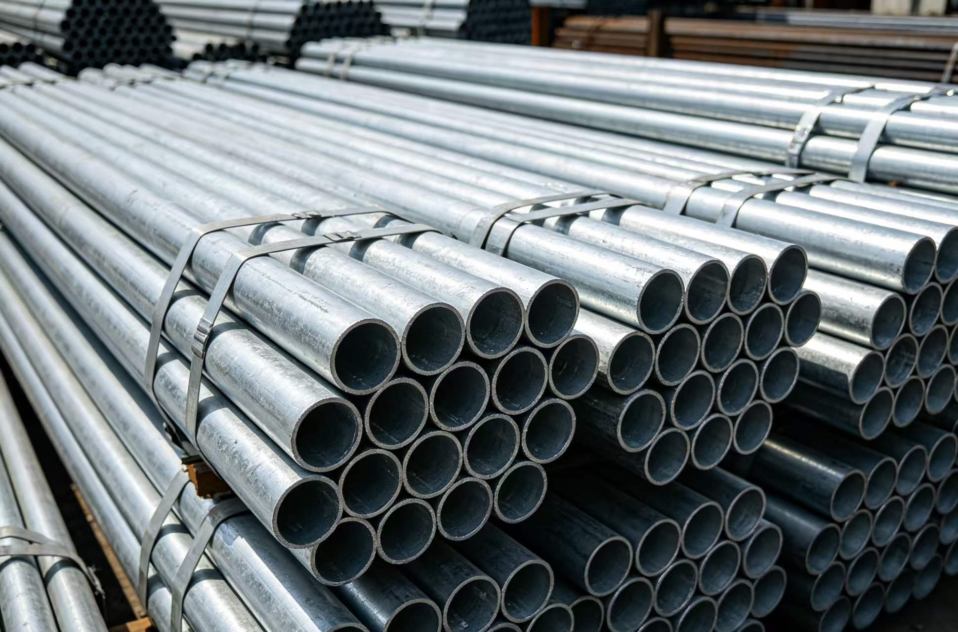 Galvanized circular pipe 1 Galvanized circular pipe 60mm x 2.5mm hot-dip galvanized steel pipe