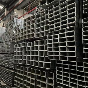 Galvanized square and rectangular tube 50x50 0.8mm wall 6m length