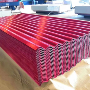 0.3mm PPGI corrugated roof panel steel sheet from China supplier
