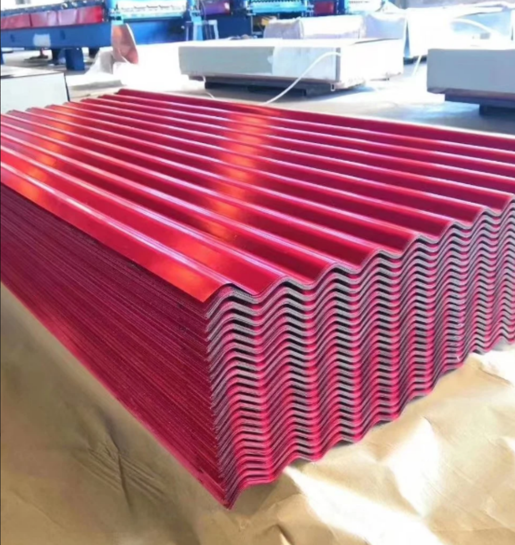 0.3mm PPGI corrugated roof panel steel sheet from China supplier