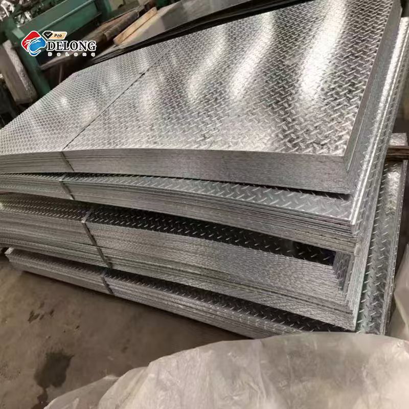 Stainless Steel Checkered Plate / Diamond Tread Anti Slip Plate 201 304 316L 3 Diamond tread stainless steel checkered plate sheet