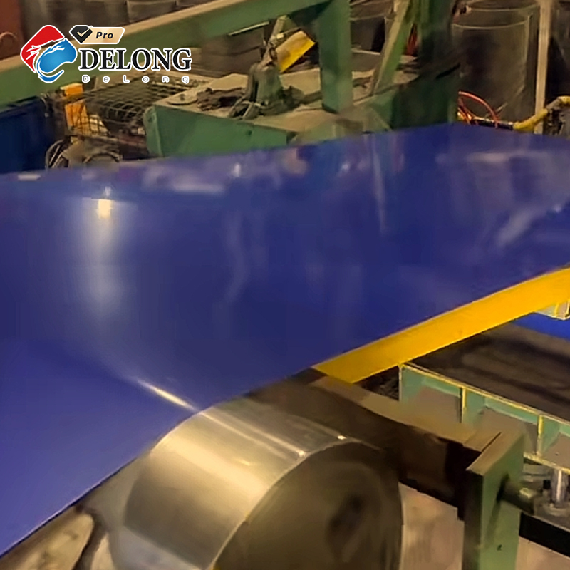 Prepainted Galvanized Steel Coil PPGI Anti Finger Print Coating Uniform Film Thickness Z275 Roofing Sheet 2 PPGI coil for roofing sheet and wall panel applications